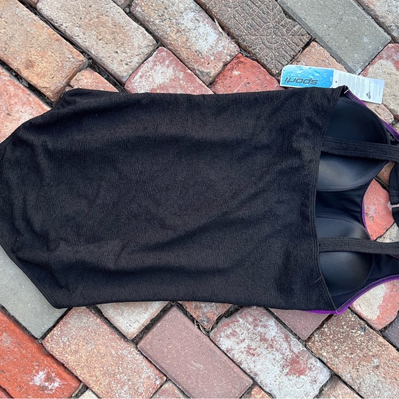 Sporto Swimwear - Purple and Black - Picture 4 of 6